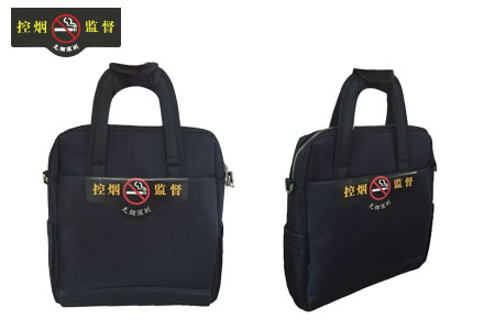 深圳市控煙監(jiān)督員手提包正面展示